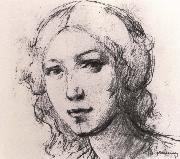 Marie Laurencin Portrait of head painting